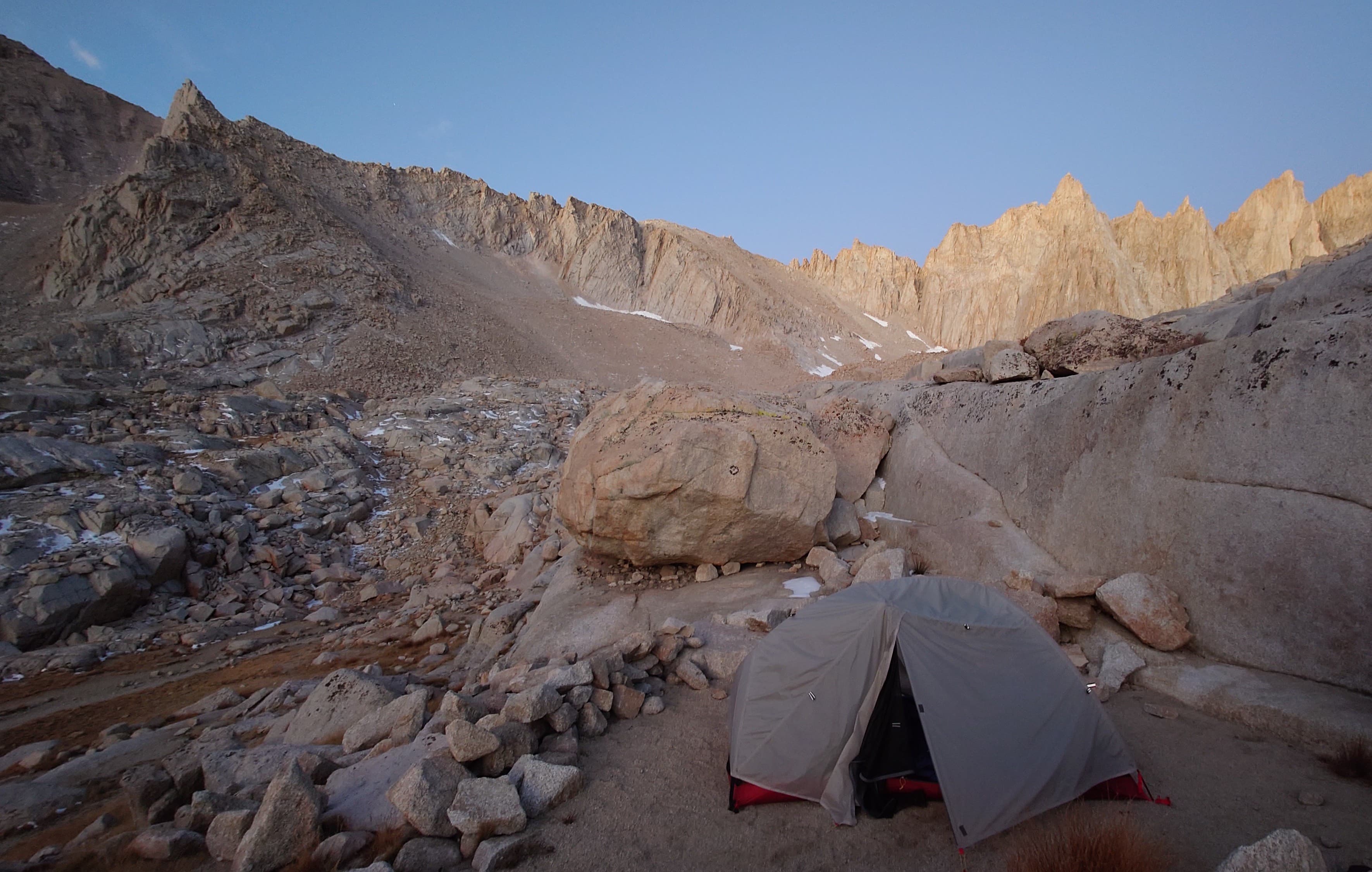 Summiting Mt. Whitney in November 2024